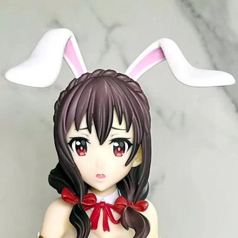 ‌1/4 Scale Konosuba Anime Bunny Girl Figure - Aqua/Megumin/Darkness Pvc Statue Model Collection Desktop Decoration Gift For Boys