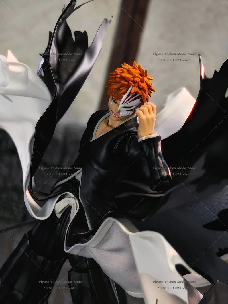 1/12 Kurosaki Ichigo Anime Man Soldier Inner Red White Hemline Cloth Toys Clothes Accessory For Shf Action Figure Decoration