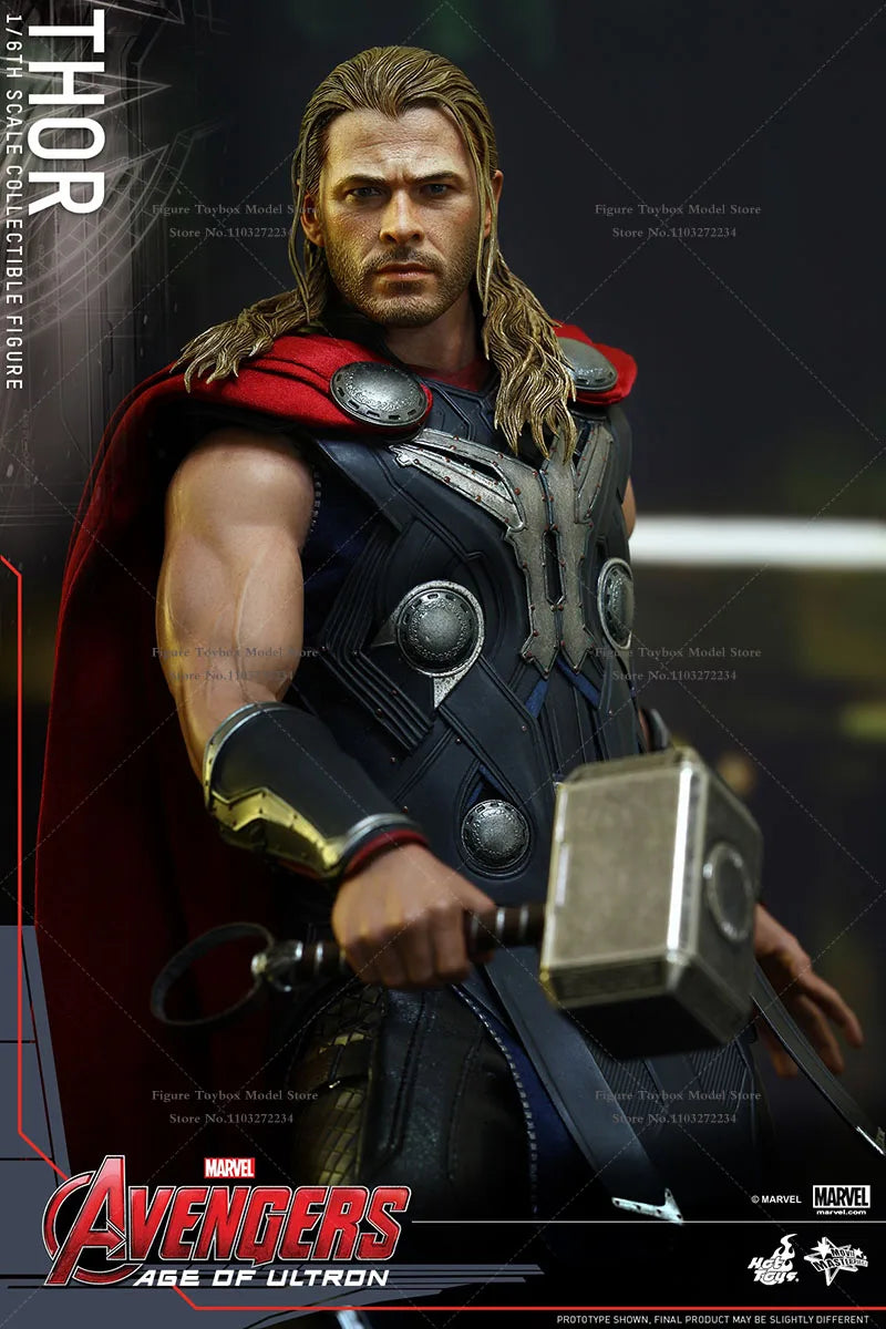 HOTTOYS HT MMS306 1/6 Collectible Thor 4.0 Action Figure Marvel Avengers Age of Ultron Movie 12" Full Set Fans Model Dolls