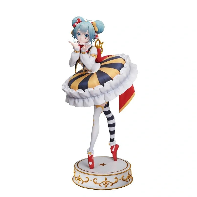 Design COCO circus miku 100% Original genuine 244mm PVC Action Figure Anime Figure Model Toys Figure Collection Doll Gift