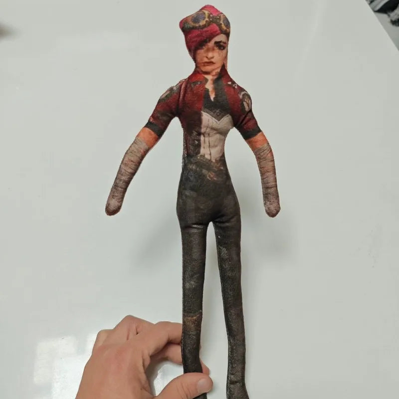 Arcane Jinx Funny Doll Anime Vi Ekko Movable Toy Shapeshift Figure Cartoon Multi-Jointed Mannequin Model Statue Ornaments Gift