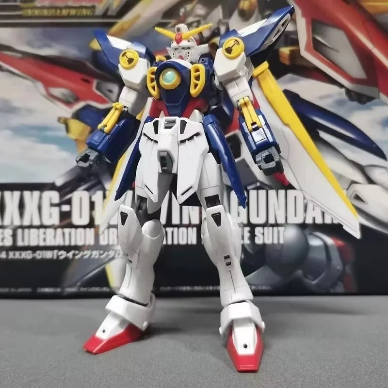 NEU HG 1/144 EW Wing XXXG-01W Zero Typ Haarlos Prototyp Montagemodell Actionfiguren Kit Desktop-Dekoration Spielzeug Fans Geschenk