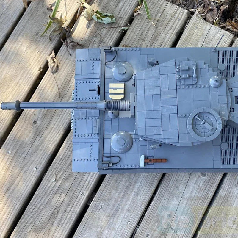 Germany Armed Forces Famous Tiger 1 Heavy Tank Model Building Blocks Advanced Military Vehicles Technology Bricks Kid Xmas Toys