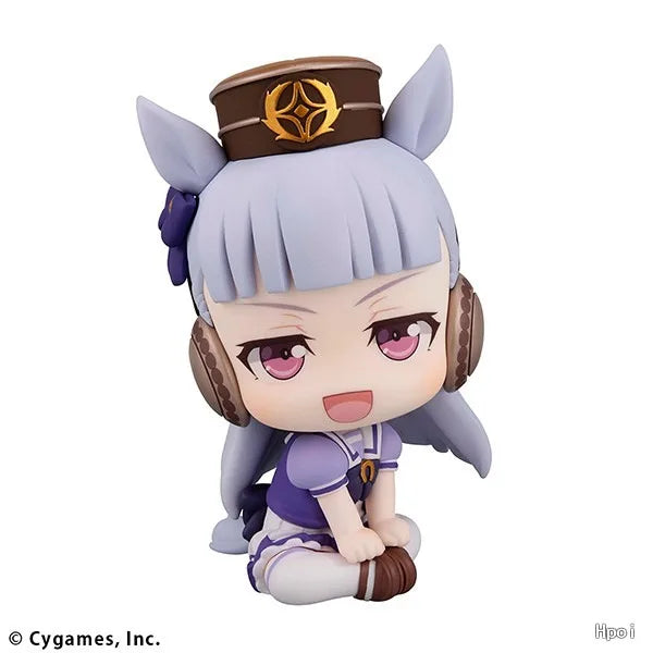 In Stock Original Genuine MegaHouse Look up Uma Musume Pretty Derby Gold Ship Chibi Figure Collectible Display Gift