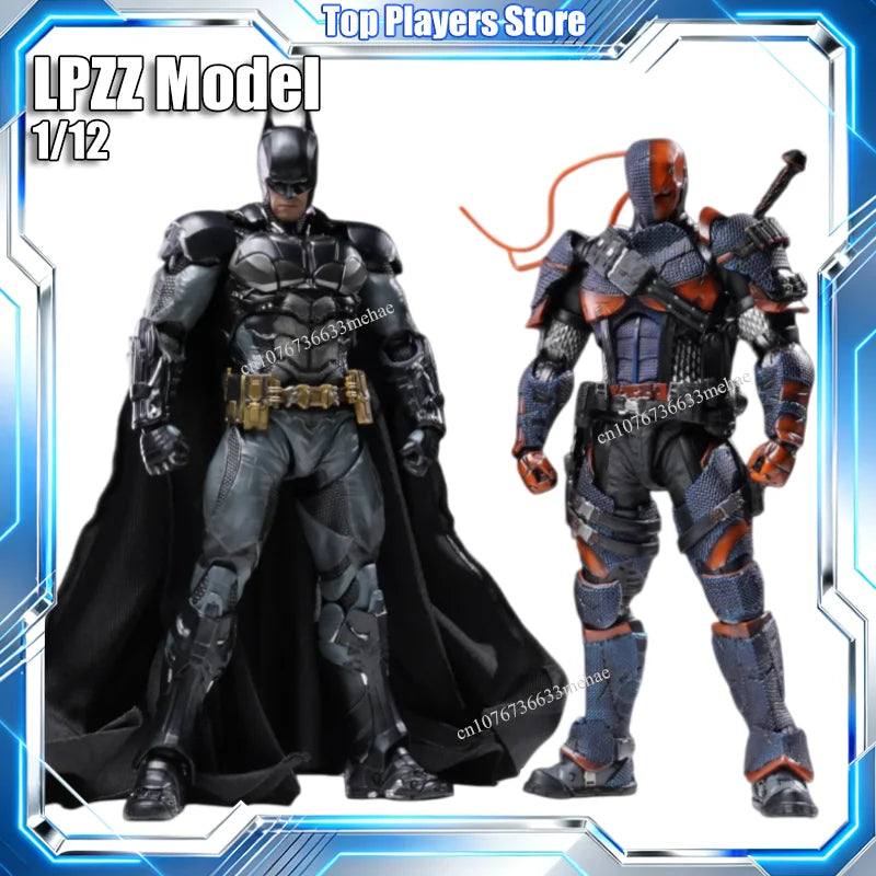 In Stock Genuine LPZZ BATMAN Action Figure Deathstroke Toys Arkham Knight Scale Male Soldier Warrior Edition Figurine Gifts