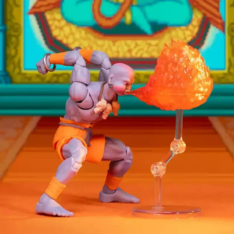 In Stock Jada Toys Street Fighter 2 1/12 Scale Sdcc Exclusive  Action Figure Dhalsim Vega Ken Fei Long Movable Joint Toys Gift
