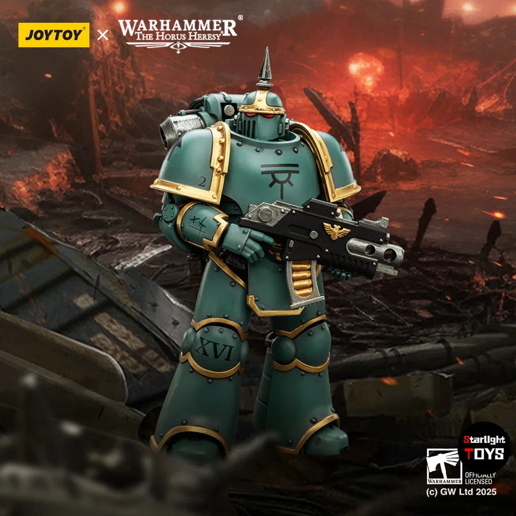 JOYTOY Warhammer 40K Sons of Horus MK lll Tactical Legionary 1/18 Action Figure Model Toys