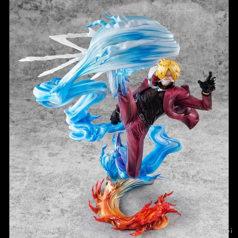 Original Kotobukiya MegaHouse POP ONE PIECE “K×MAXIMUM” Sanji Toys Decoration Statue