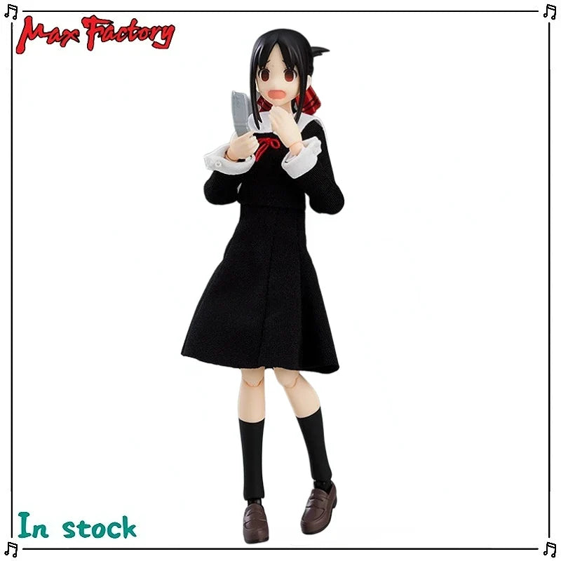 Original Max Factory Figma#539 Miss Kaguya Wants Me To Confess My Love Shinomiya Kaguya Anime Figure Model Toy Gift Collection