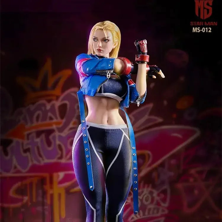 【In stock】STARMAN 1/6 Female Agent-Blue Bee MS-012 Glue-encapsulated Action Figure Model Gift Collection