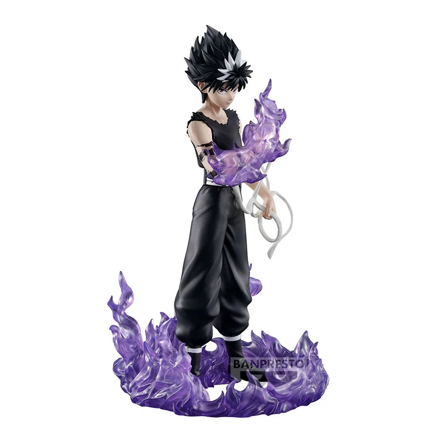 Banpresto YuYu Hakusho Anime Figurines Ankoku Bujutsukai Hiei Black Dragon Wave Effect PVC Action Figures Collection Model Toys