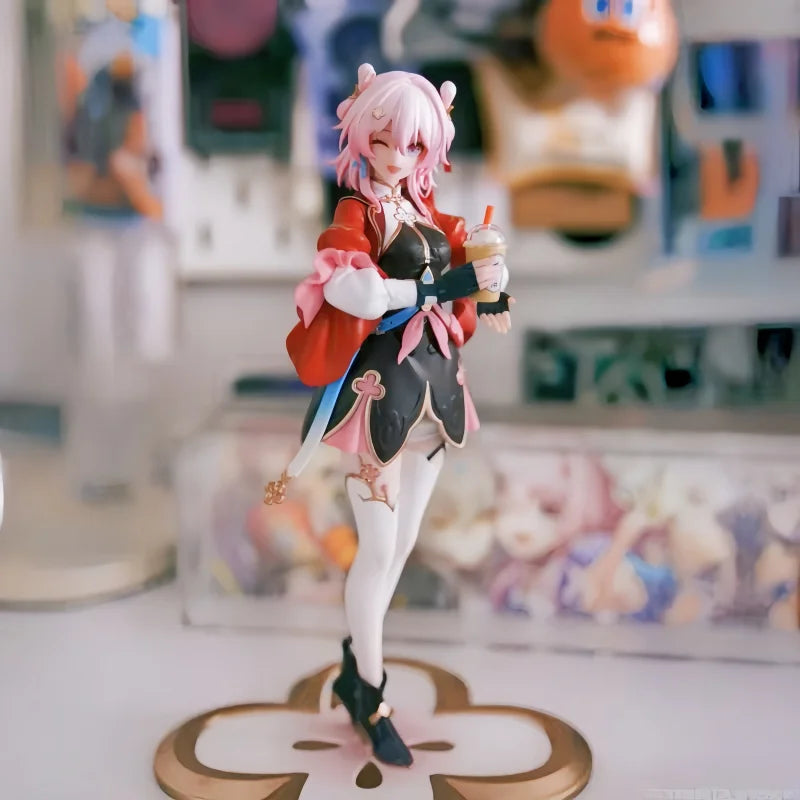 Myethos Honkai Star Rail March 7th Hunting Action Figure Original Collectible PVC Model Toy Cute Gift Desktop Ornament Decor