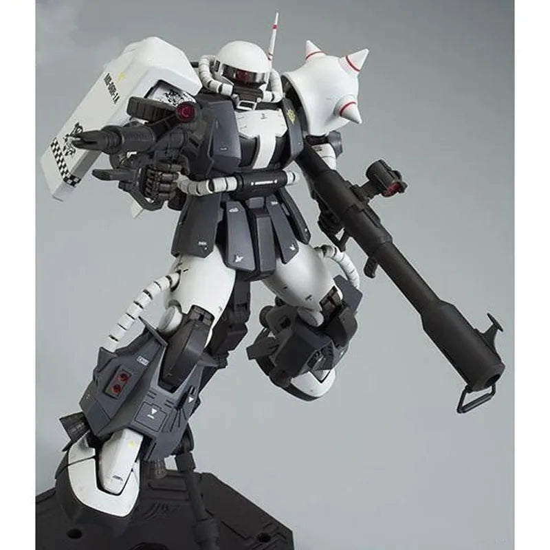 Bandai Original MG ZakuⅡ High Mobility Type MS-06R-1A 1/100 Action Figure Assembly Model Toys Gifts For Children GUNDAM