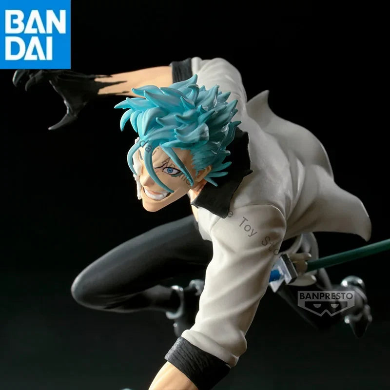 BANDAI NAMCO BANPRESTO in stock Original Genuine BLEACH VIBRATION STARS Grimmjow Jeagerjaques Figure model PVC 17cm toy gift