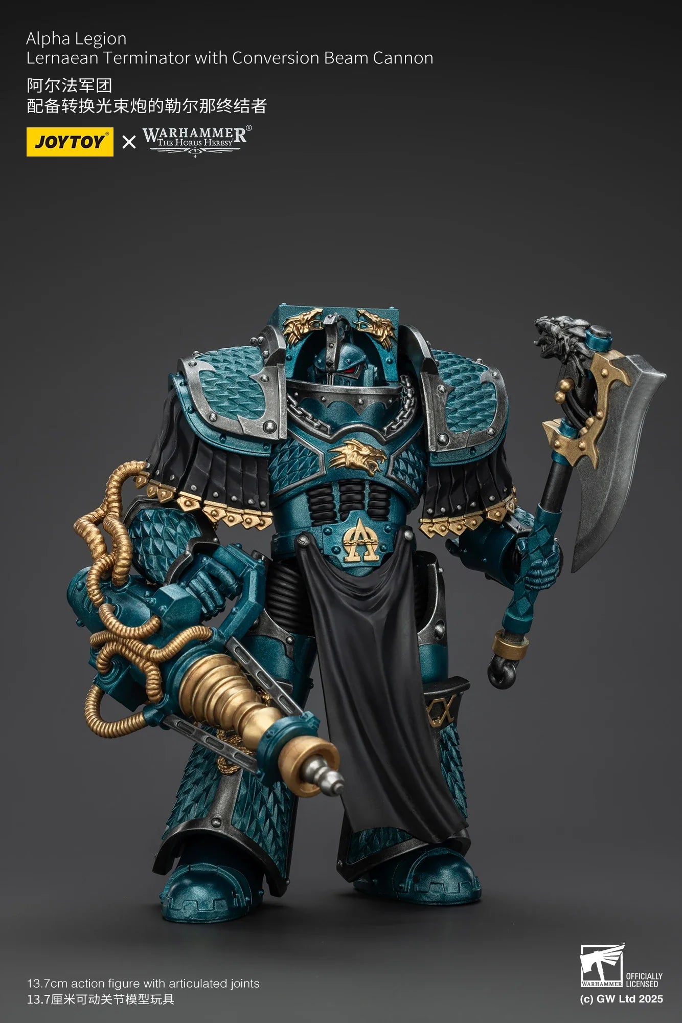 【In Stock】JOYTOY Warhammer 40K Alpha Legion 1/18 Action Figure Model Toy Gift