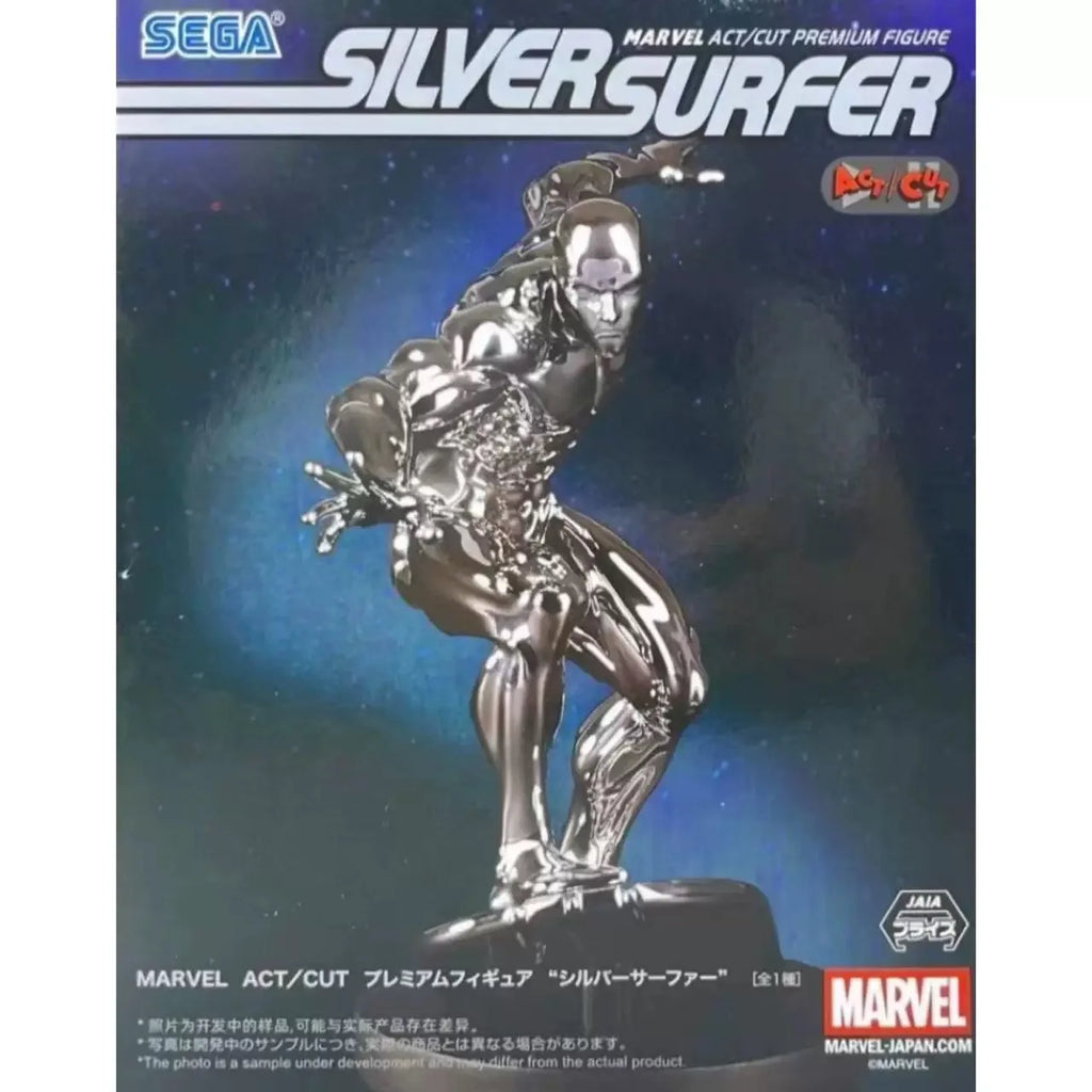 In Stock Genuine Sega Act/Cut Silver Surfer  Anime Figure  Model Ornament Boys Toys Collections Kids Birthday Gift