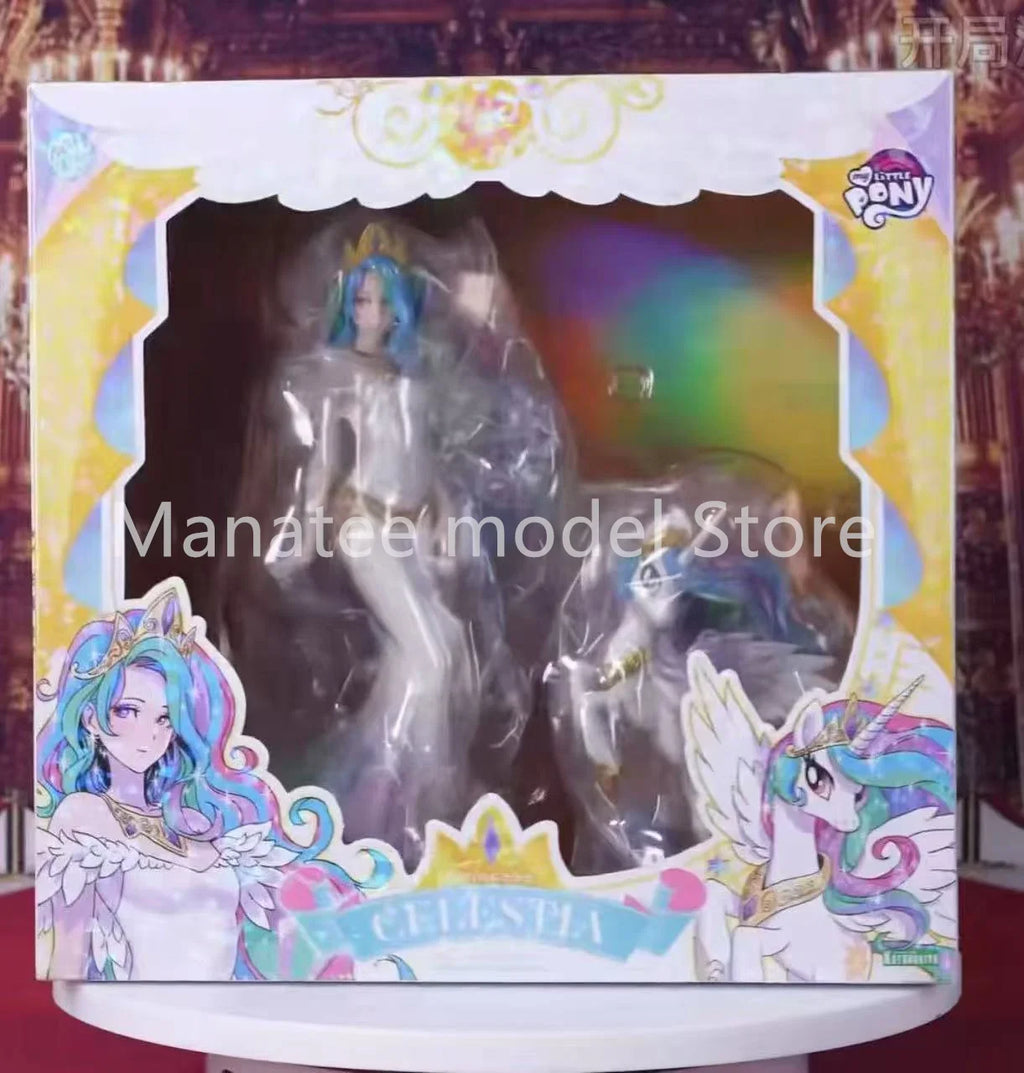 Kotobukiya Original MY LITTLE PONY BISHOUJO Princess Celestia 1/7 PVC Action Figure Anime Model Toys Collection Doll Gift