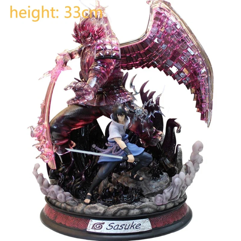 Naruto Shippuden Anime Figurine Model Susanoo Sasuke Action Figure Itachi Figures 38cm Statue Collection Toy Madara Figma