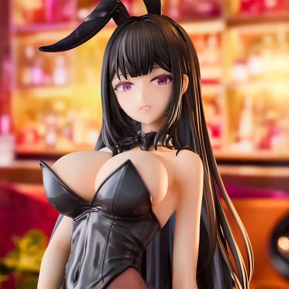 18CM Bunny Girl Feina Figure Kneeling Anime Model Toys Gifts Collection Decoration Ornaments PVC