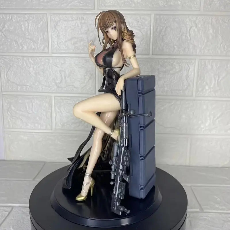 24cm Wonderful Works Girl Frontline Gd Dsr-50 Highest Bid Anime Beautiful Girl Statue Model Handmade Decorations
