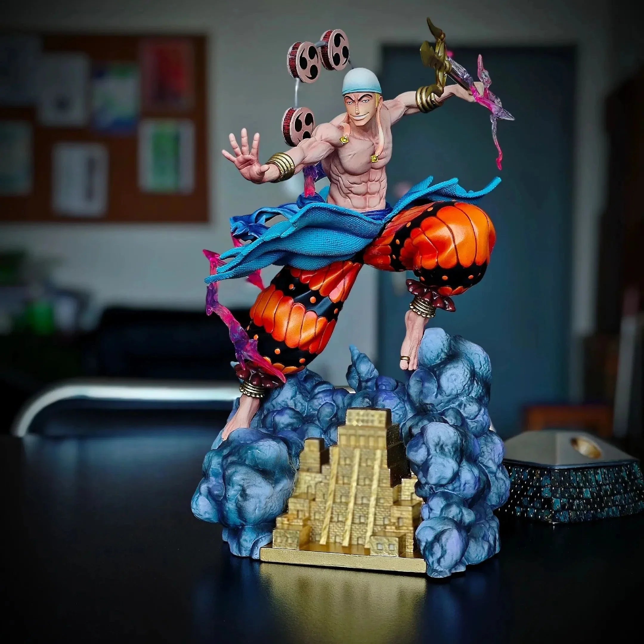 JT Studio One Piece Enel JT-026 PVC Statue 29cm Tianhui Series - "God of Thunder" Anime Collectible Figure, Perfect Gift