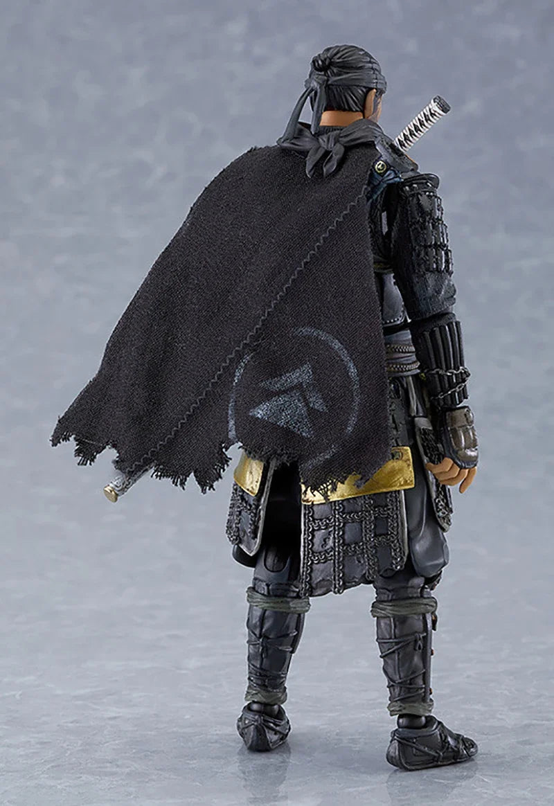 Original figma 509 Ghost of Tsushima Jingren Black Samurai 1/12 PVC Action Figure Toy Model 15.5 cm Collectible Decoration Gift