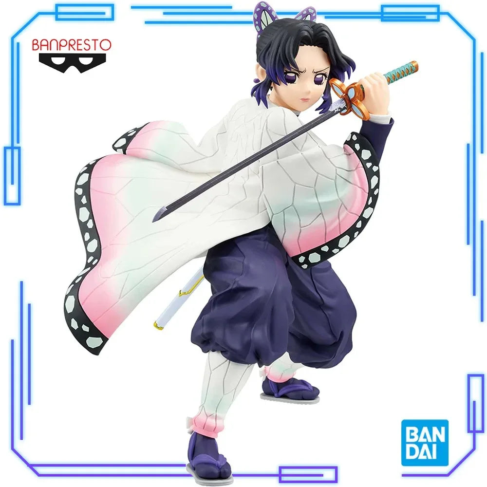 In Stock Bandai Original Genuine Banpresto Anime Demon Slayer: Kimetsu No Yaiba MAXIMATIC Kochou Shinobu 18cm Model Toy Figures