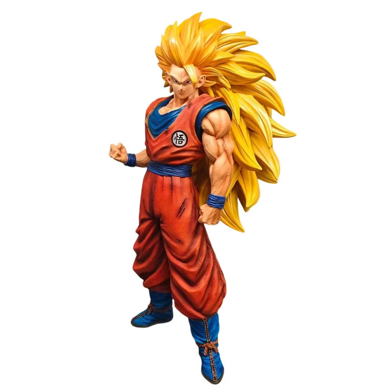 JT Studio 2% 1/4 Goku 54cm Dragon Ball Anime Figures Super DBZ Dragonball Saiyan 3 SSJ3 Action Figure Statue Collectible Toy