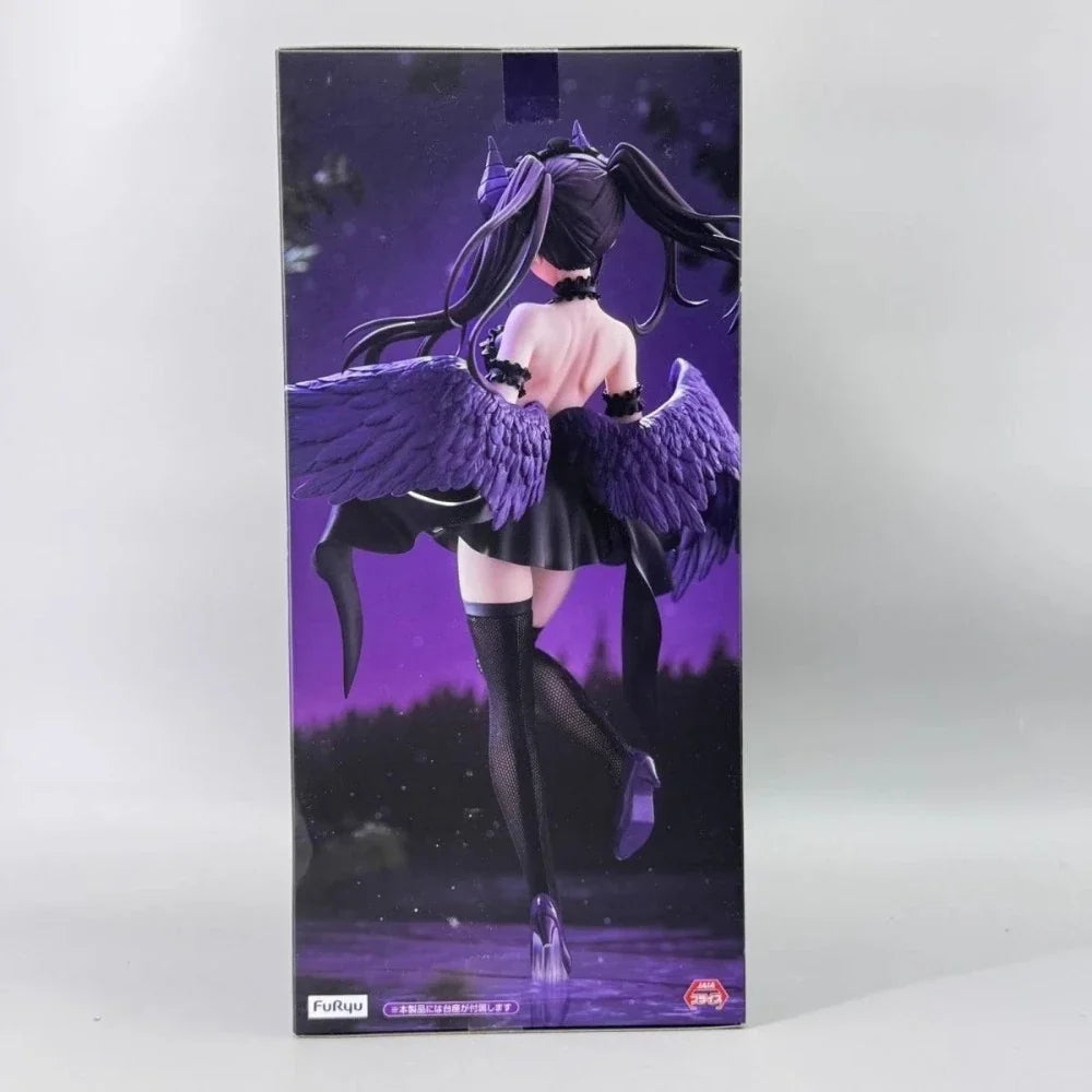 In Stock FuRyu Original Genuine Anime Date A Live V BiCute Dark Figure Tokisaki Kurumi 23cm Collections Model Toy Figures Gift
