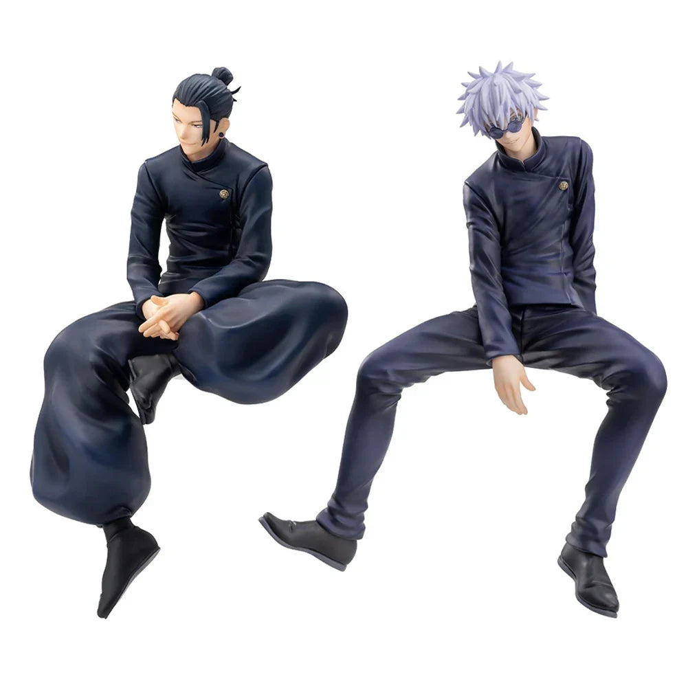 JJK Anime figure Geto Suguru Sitting Posture action figure gojo and geto figure pvc model Collection decoration toy Anime Gifts