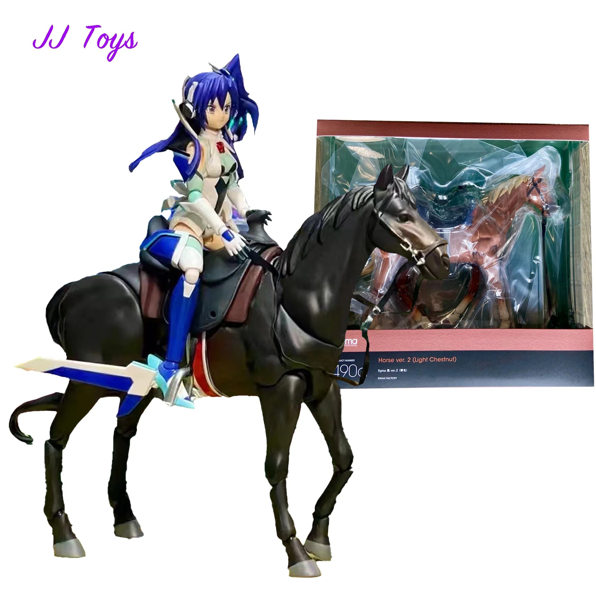 16cm Figma 490 Horse Movable Model Pvc Part For Action Figure Desktop Ornament Action Figure Collectible Toys Gifts