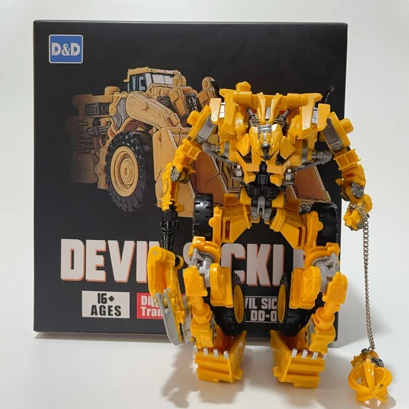 H6001-8B Anime Devastator Transformation Toys TAIBA BMB 8 IN 1 Action Figure Model KO GT Truck Crane Robot Car Kids Boy Gift