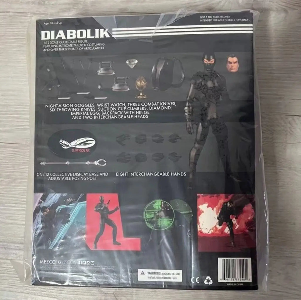 MEZCO Ant 1:12 6-inch Cloth Movable Figure Movie Phantom Thief Debrik Ready Stock