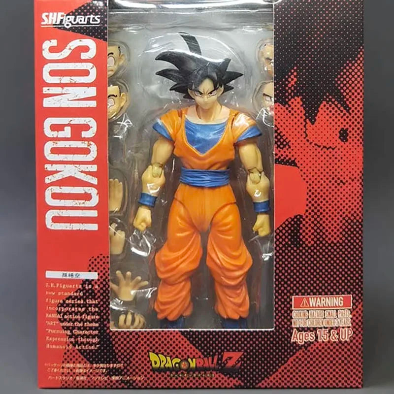 Son Goku Dragon Ball Z SH Figuarts Super Saiyan SHF Figurine Goku SSJ Action Figure Anime Peripheral Collection Model Toys Gifts