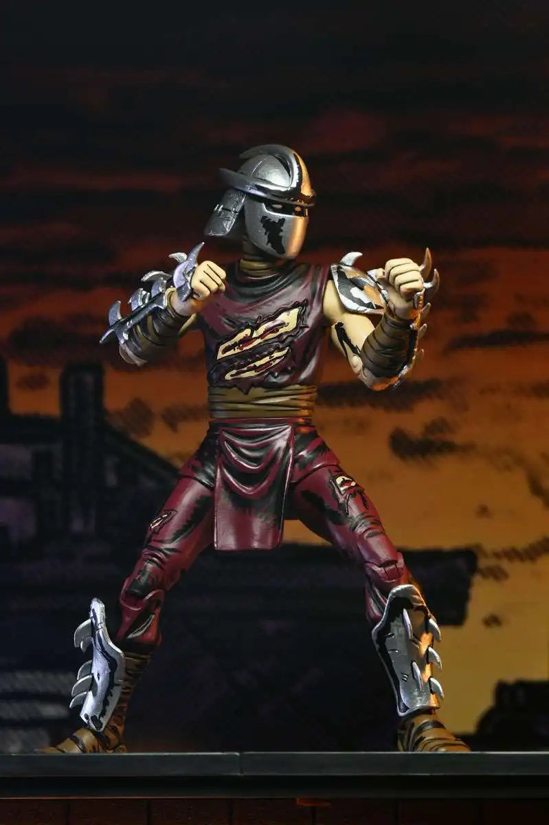 NECA 54543 Teenage Mutant Ninja Turtles Action Figure Battle Damaged Shredder 18 cm Collection Original Doll Gift TMNT Toys