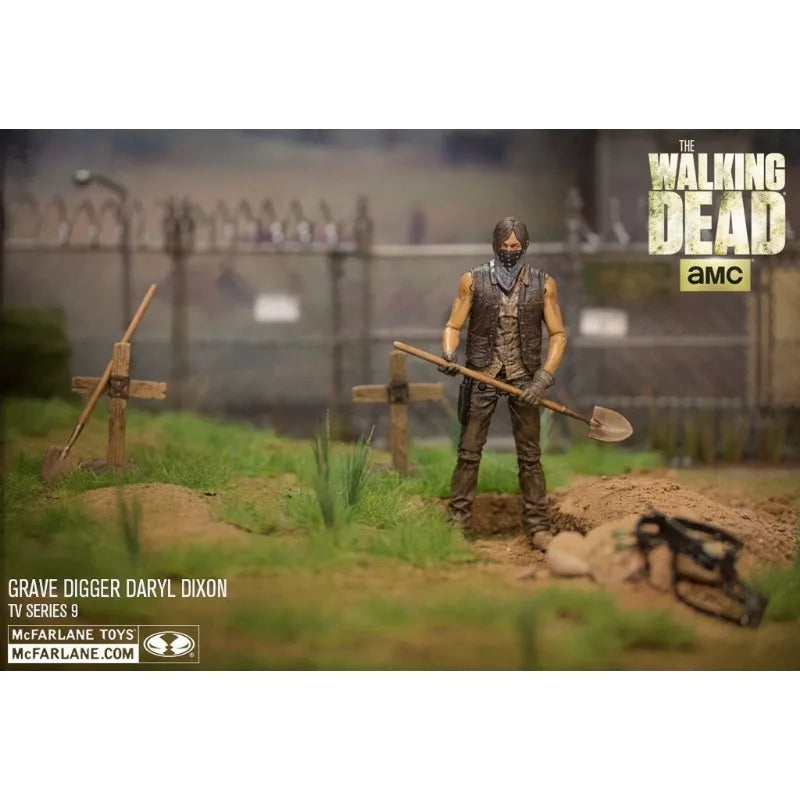 In Stock 5-inch 1/12 Action Figure RAVE DIGGER DARYL DIXON Anime Model Collectible Doll Boy Toy
