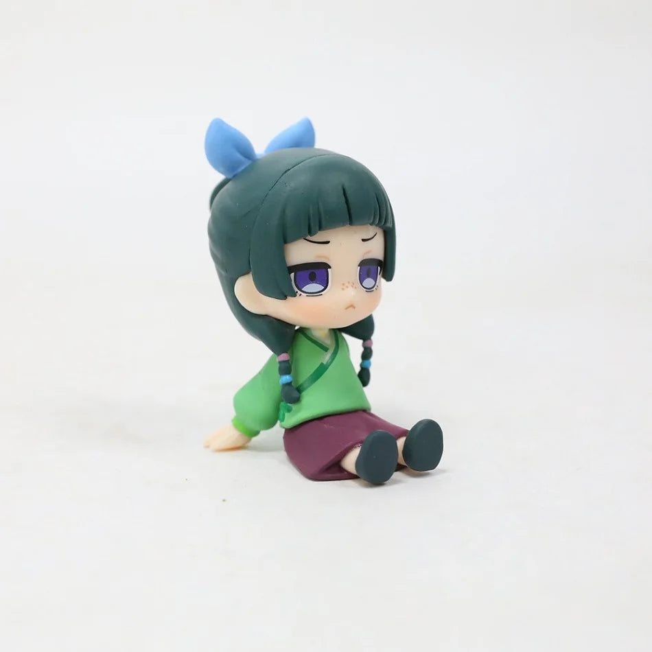 Q Version The Apothecary Diaries Maomao Jinshi Mini Figure Anime Periphery Kawaii Sitting Toys Desktop Car Ornaments Model Gifts