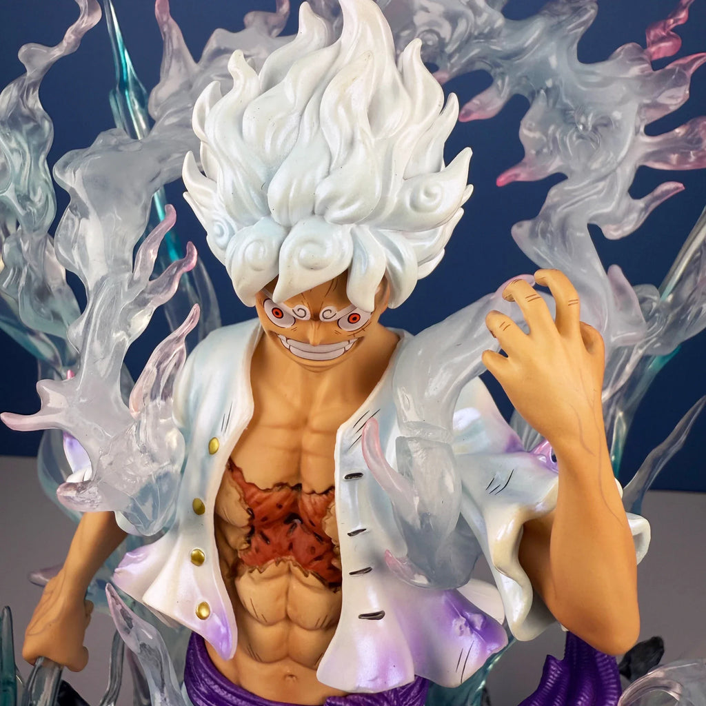 30cm JT One Piece Luffy Anime Figure Nika Luffy Force Max Statue Model Action Figurine PVC Desk Decor Figma Collection Toy Gifts