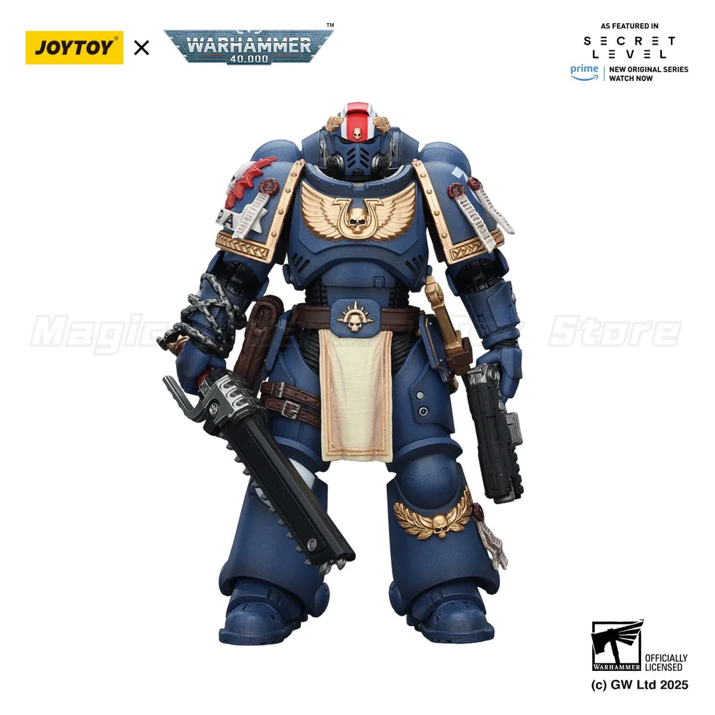 【In stock】JOYTOY Warhammer 40K Ultramarines Titus with Laurels of Victory 1/18 Action Figure Model Toy