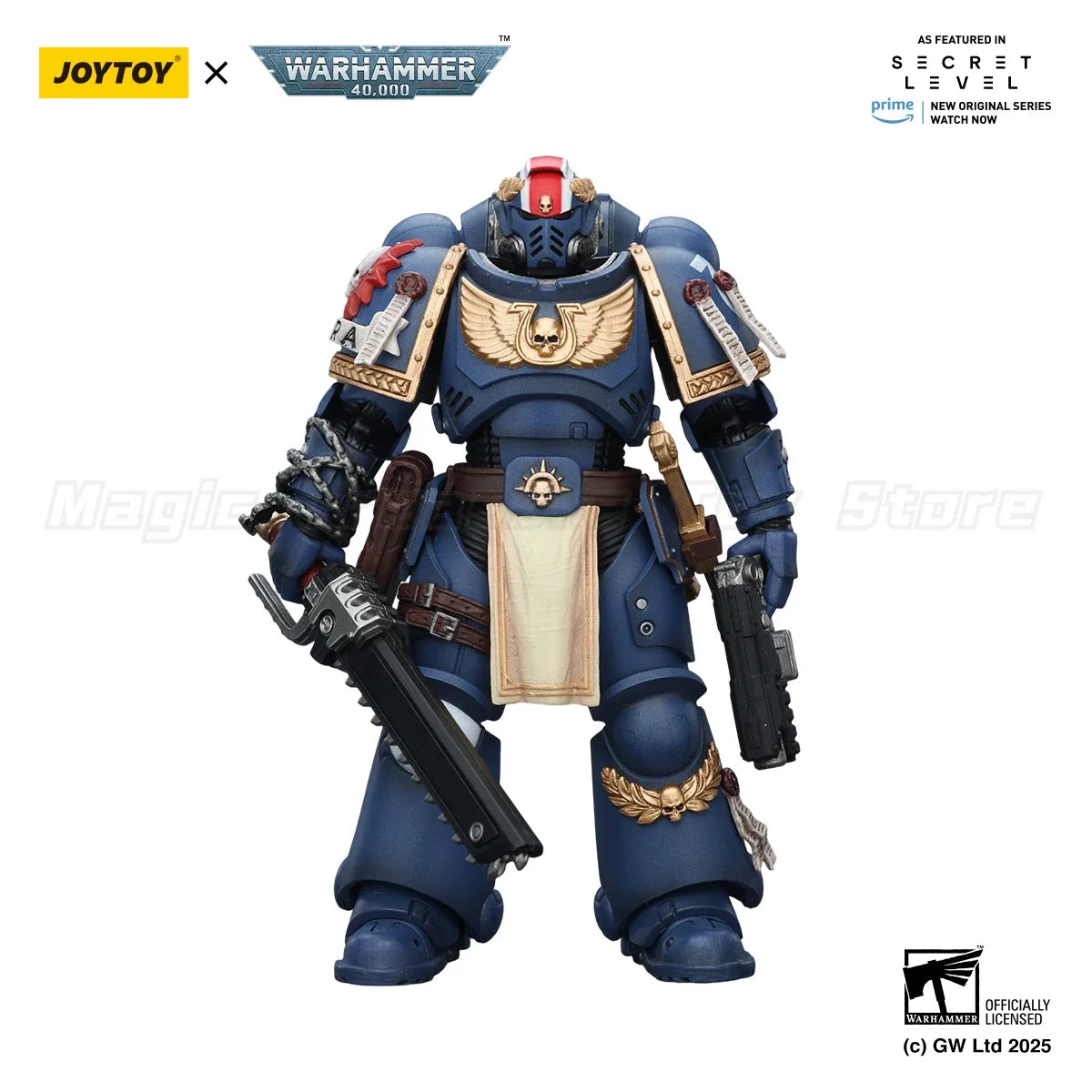 【In stock】JOYTOY Warhammer 40K Ultramarines Titus with Laurels of Victory 1/18 Action Figure Model Toy