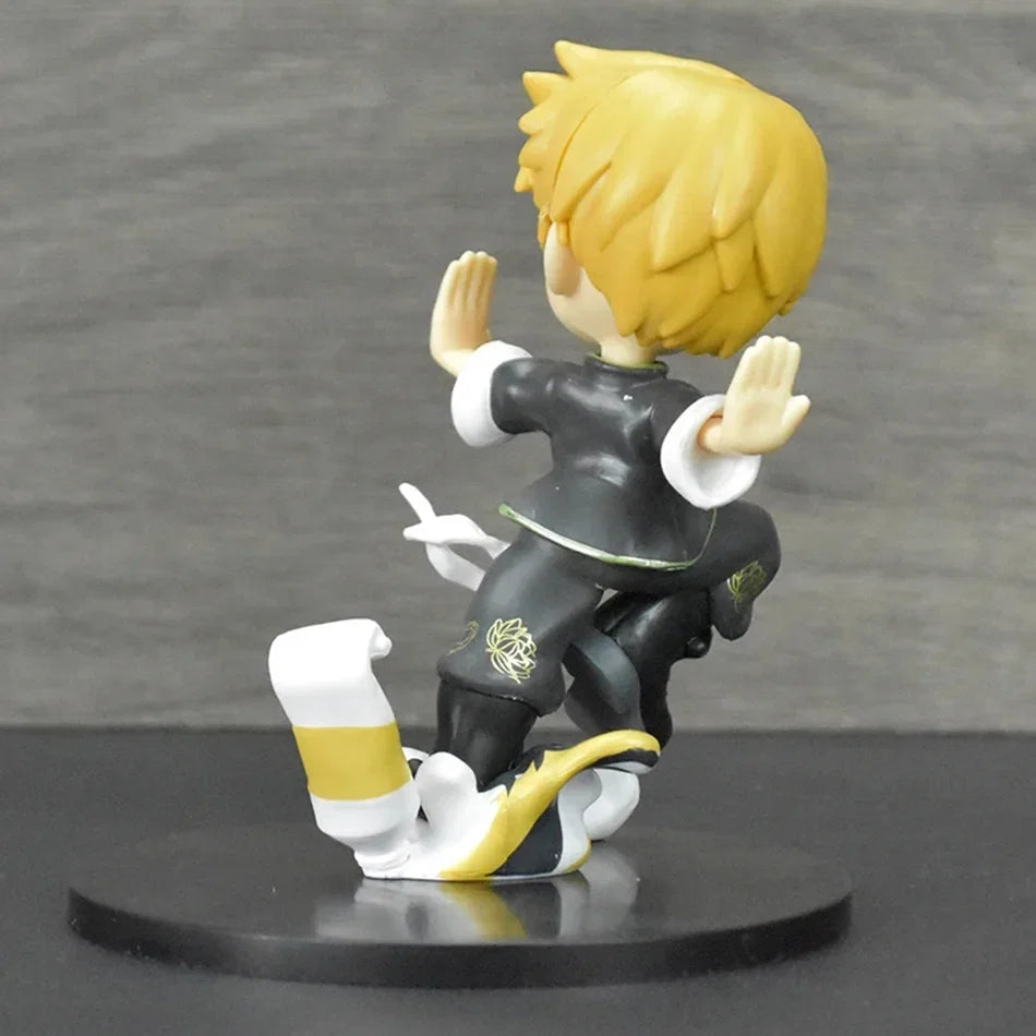 New Anime Mob Psycho 100 Figures Gk Reigen Arataka Q Edition Kawaii Figurine Toy Model Doll Desktop Ornaments Collectible Toy