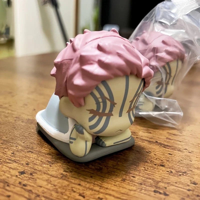 Demon Slayer Anime Gashapon Toys Q Version Collection 10 Figures - Akaza Daki Giyuutarou Rui Enmu PVC Action Model Decor Gifts