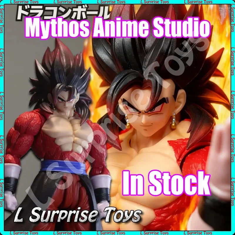 In Stock Mythos Anime Studio Dragon Ball Super Saiyan 4 Vegito Limit Break Anime Action Figures Model Toys Gifts