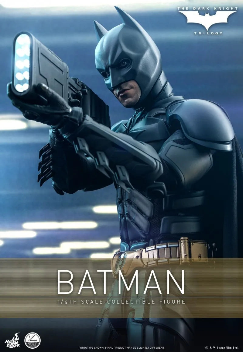 [In Stock] HotToys HT 1/4 QS019 "Batman Trilogy" Batman Batman Standard Edition Mobile Soldier Set Model Figure Toy Collection