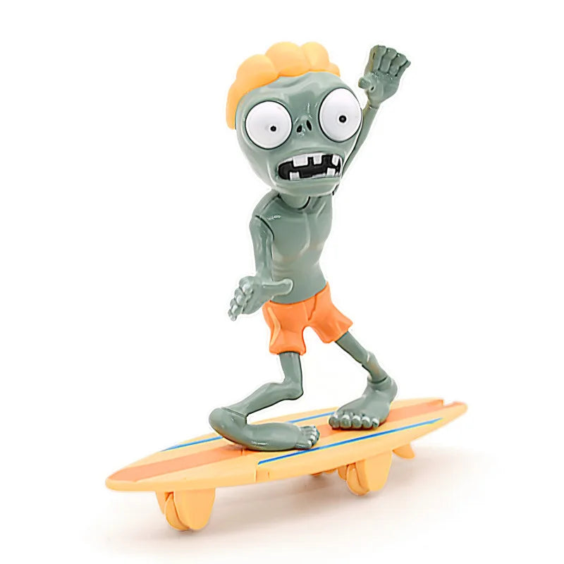 Anime Figures Plants vs. Zombies Toys Giant Zombie Surfing Zombies Crazy Dave Game Model PVZ Dolls for Children Christmas Gifts