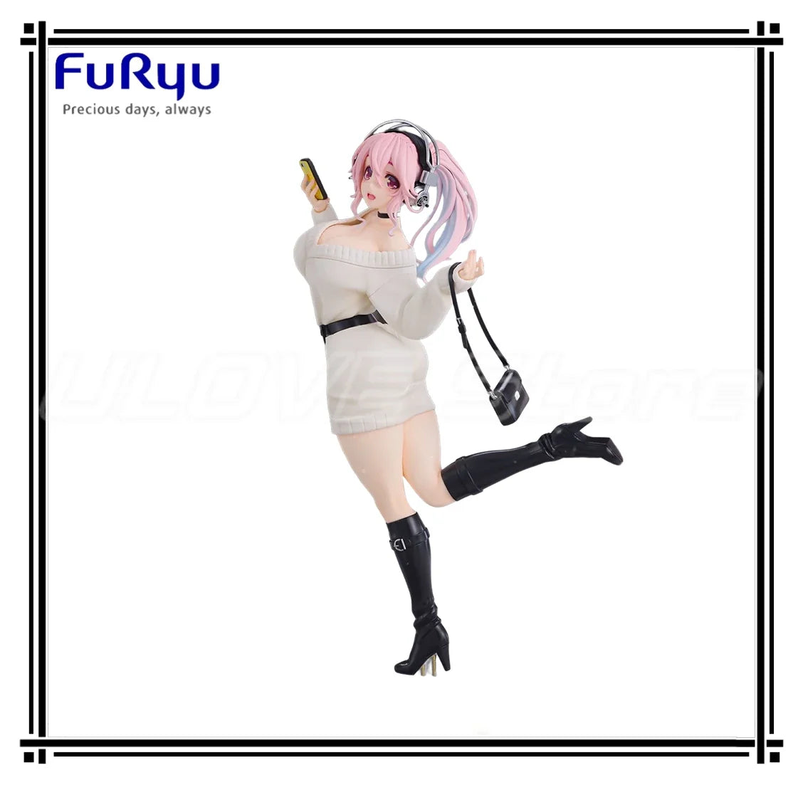 In Stock Original FuRyu Trio-Try-iT Figure SUPER SONICO Animation Figure Model Collection Gift Ornaments