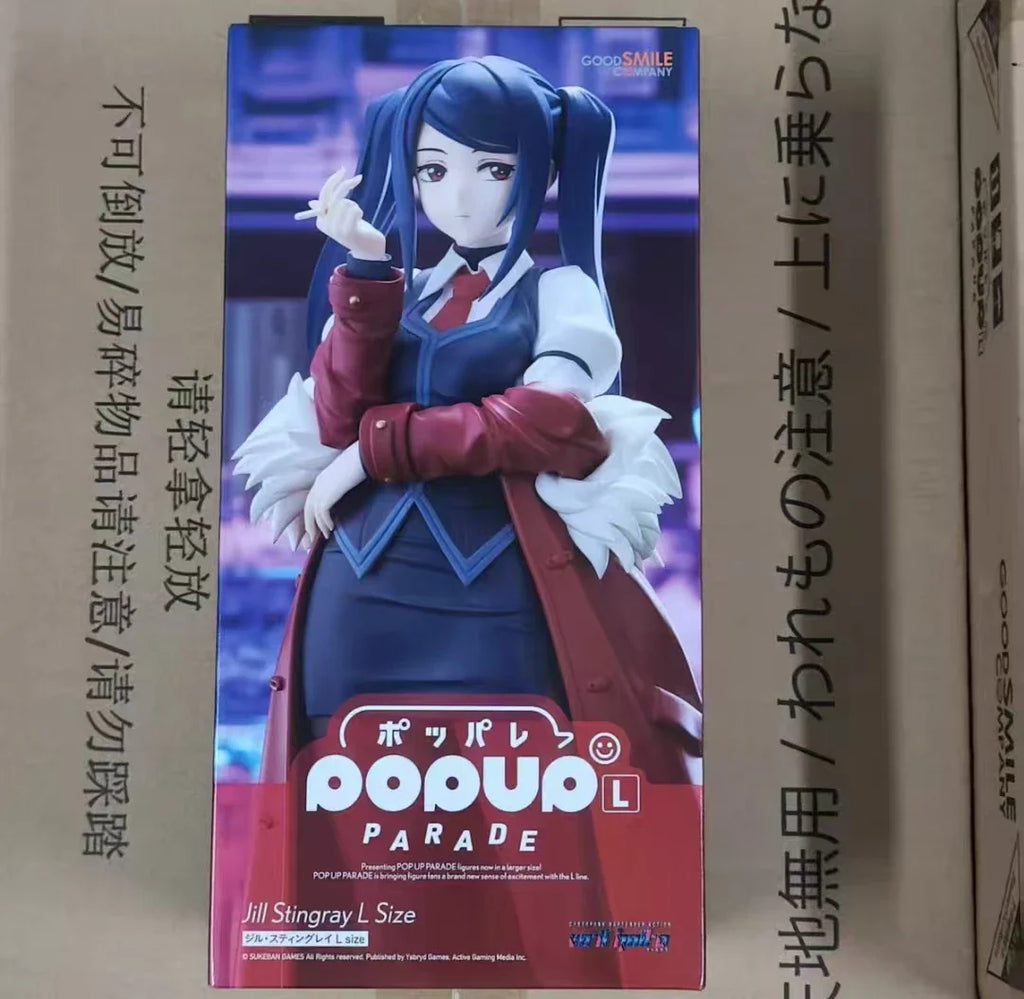 Auf Lager GSC POPUP Jill Stingray L Größe Anime Action Sammlerfiguren Modell Spielzeug