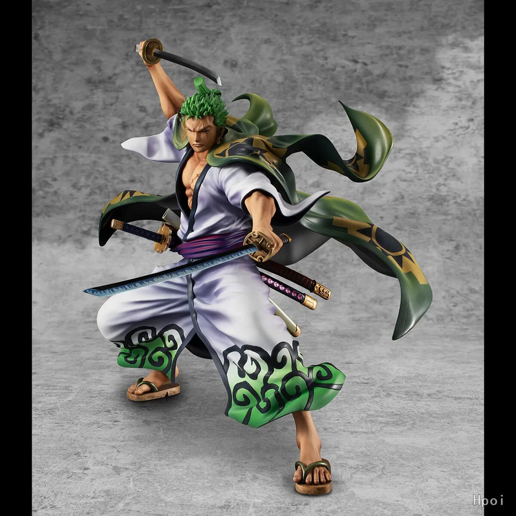 In Stock Original MegaHouse POP One Piece "Warriors Alliance" Zoro Juro Anime Doll Figure Model Toys Gifts