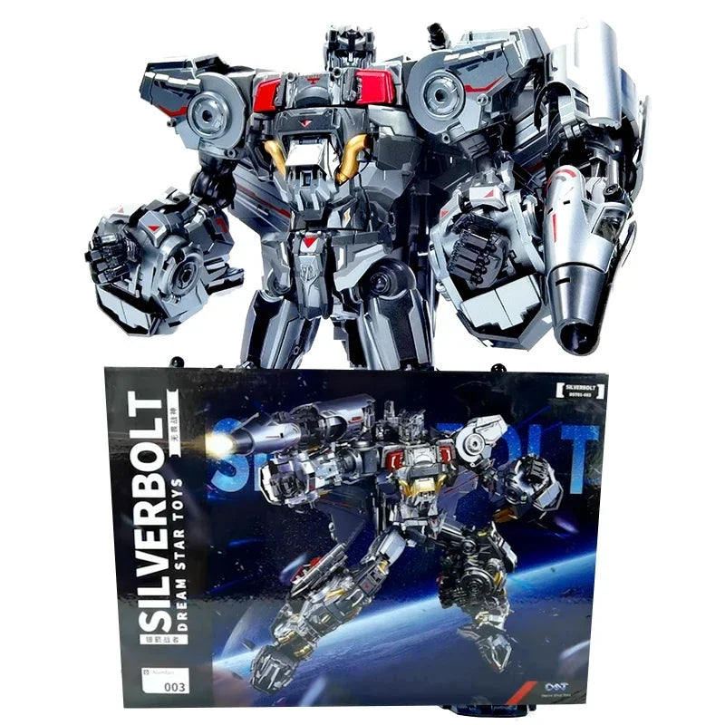 In Stock Transformation Toys DST01-003 Silver Arrow Fantasy Star Aircraft Alloy Action Figure Robot Collection Gift with Box