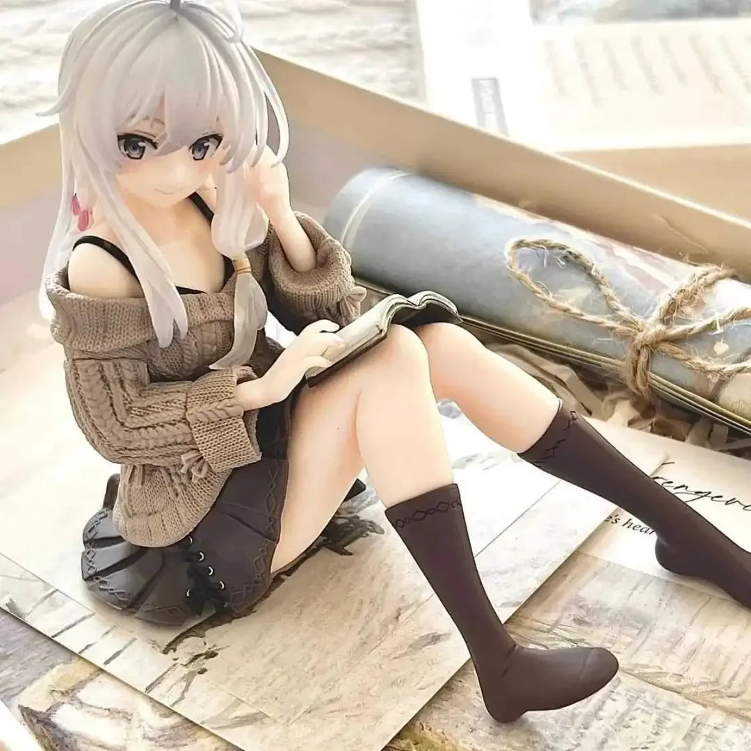 Anime Figure Wandering Witch the Journey of Elaina PVC Desktop Cute Decor Doll Collection Model Statue Toys Doll Christmas Gifts